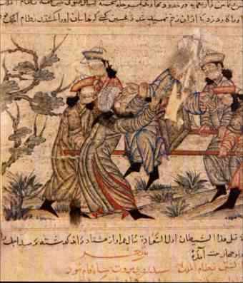 The assassination of Nizam al-Mulk
