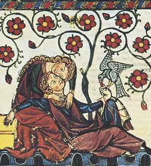 Cover image from Joseph Bédier's reconstruction of the story of Tristan and Yseult