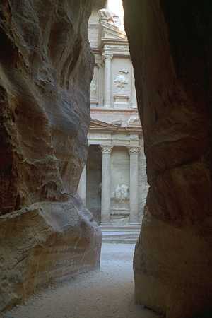 El Khaznah, photographed from the Siq by Angus McIntyre